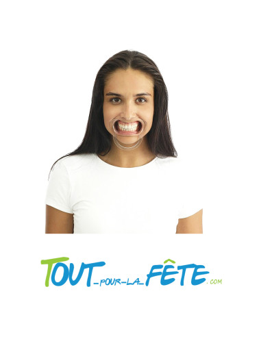 Lot de 4 écarteurs de bouche humoristique "ça en bouche un coin !"
