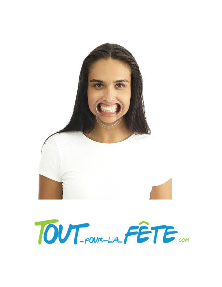Lot de 4 écarteurs de bouche humoristique "ça en bouche un coin !"