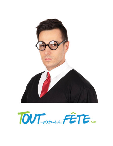 Lunettes apprenti sorcier noires taille unique "accessoire Harry Potter"