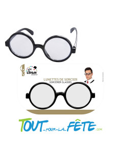Lunettes apprenti sorcier noires taille unique "accessoire Harry Potter" 2