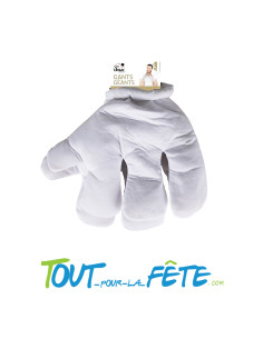 Paire de gants géants blanc Mickey Mouse déguisement Disney 2