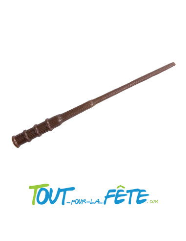 Accessoire de déguisement baguette de sorcier marron 30 cm "Harry Potter"