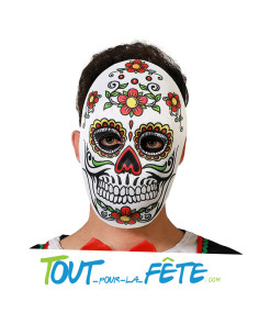 Masque squelette mexicain Day of the dead / Dia de muertos Halloween 2