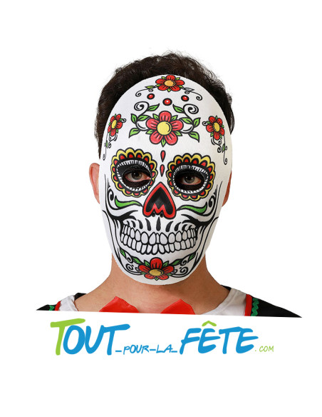 Masque squelette mexicain Day of the dead / Dia de muertos Halloween
