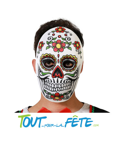 Masque squelette mexicain Day of the dead / Dia de muertos Halloween