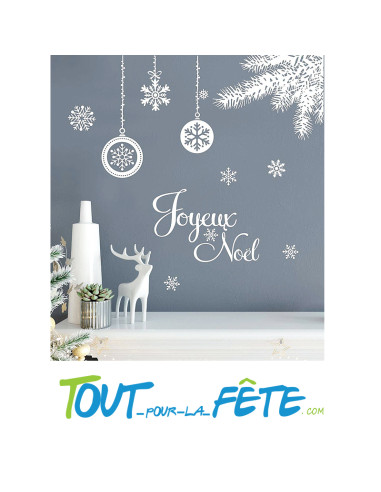 stickers / autocollant de noël 2 modèles différents (modèle aléatoire)