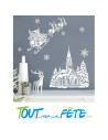 stickers / autocollant de noël 2 modèles différents (modèle aléatoire)