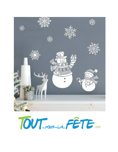 stickers / autocollant de noël 2 modèles différents (modèle aléatoire)