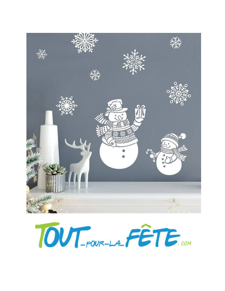 stickers / autocollant de noël 2 modèles différents (modèle aléatoire)