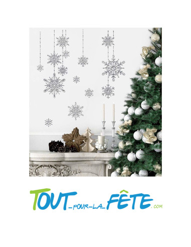 Stickers / autocollant de noël 2 modèles différents (modèle aléatoire)