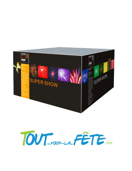 Feux d'artifice compact super show 100 coups calibre 20mm durée 1min