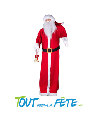 Automate - animatronic Père Noël avec cloche sonore et motorisé 1.72m