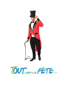Veste Mr loyal - dompteur  de cirque taille adulte ( veste de déguisement )
