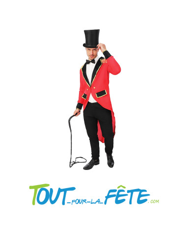 Veste Mr loyal - dompteur  de cirque taille adulte ( veste de déguisement )
