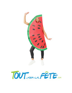 Déguisement de pastèque taille adulte taille unique (combinaison)