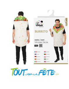 Déguisement de burrito taille adulte taille unique (combinaison) 2