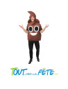 Déguisement de smiley crotte taille adulte, taille unique (combinaison)