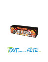 Feu d'artifice compact furioso 2 minutes 130 coups multicolores 25mm
