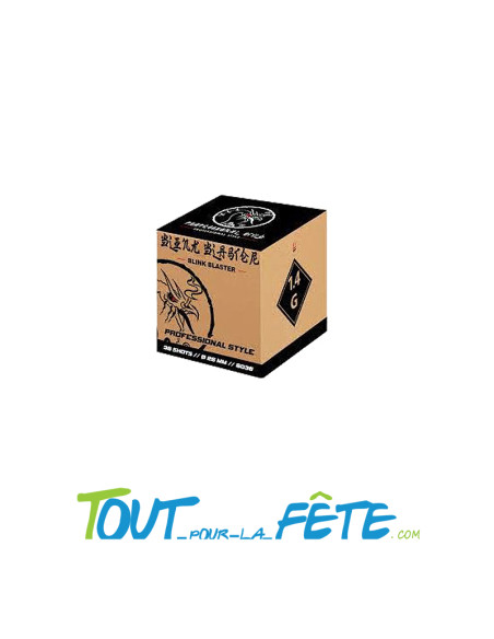 Feux d'artifice compact Blink Blaster 50 seconde 36 coups  calibre 25mm