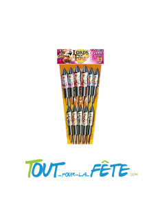 Lot de 11 fusées Lords of fire Gadia hauteur 30 m ( feux...