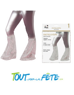 Pattes d'éléphant - sequins  or - argent taille unique 2