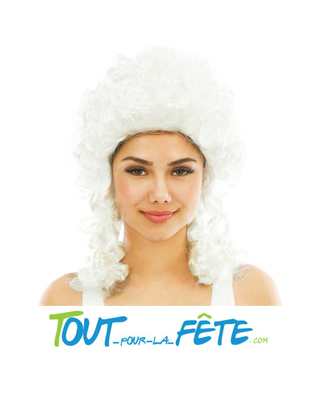 Perruque Marquise Femme style baroque et boucles anglaises