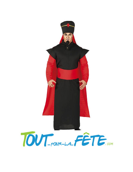 Déguisement de vizir Jafar "Aladdin" vilain du désert taille adulte pour homme