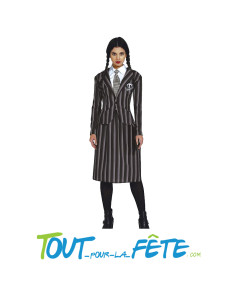 Déguisement de Mercredi Addams (uniforme d'école) adulte