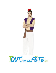 Déguisement voleur du désert - arabe Aladdin taille adulte pour homme