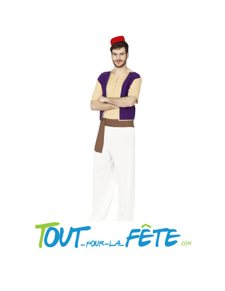 Déguisement voleur du désert - arabe Aladdin taille adulte pour homme