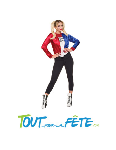 Costume Harley quinn ( veste avec chemise ) "Suicide Squad" taille adulte