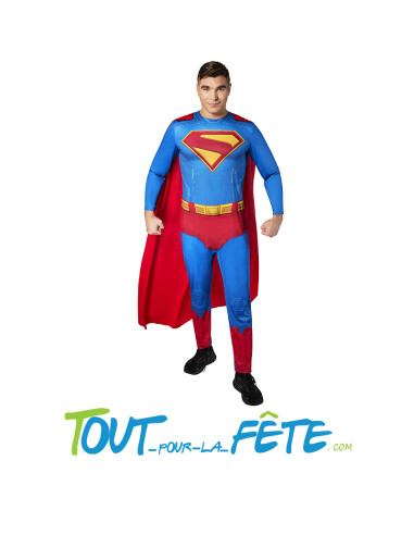 Déguisement Déguisement DC comics Superman homme taille Adulte ( combinaison avec cape )