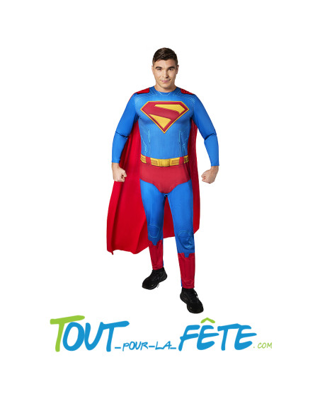Déguisement Déguisement DC comics Superman homme taille Adulte ( combinaison avec cape )
