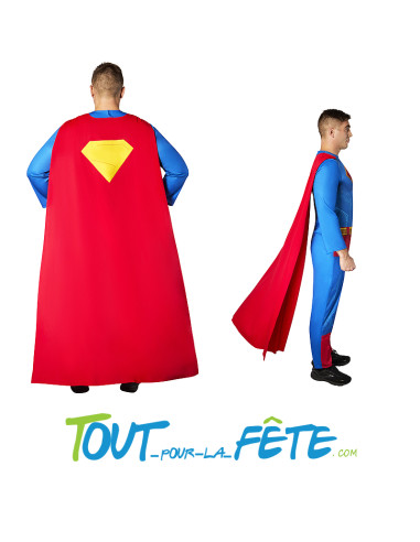 Déguisement Déguisement DC comics Superman homme taille Adulte ( combinaison avec cape )
