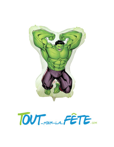 Ballon en aluminium Marvel Avengers Hulk 80x96 cm Licence officielle
