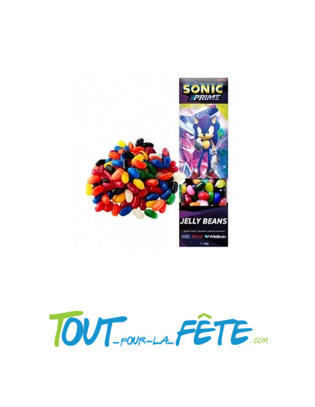 Bonbons jelly beans Sonic 20g un plaisir sucré