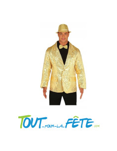 Veste de déguisement disco à sequins doré taille adulte ( taille M - L )