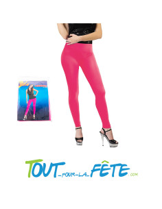 pantalon / legging rose fluo taille unique 2
