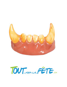 Dentier de loup-garou sanglante réutilisables pour mâchoires inférieur