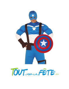 Bouclier de Marvel Avengers Captain America rouge, bleu, blanc 45 cm 2