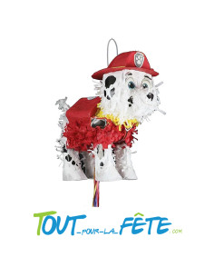 Pinata a tirer Pat patrouille pompier Marcus 34x34 cm licence officielle 2