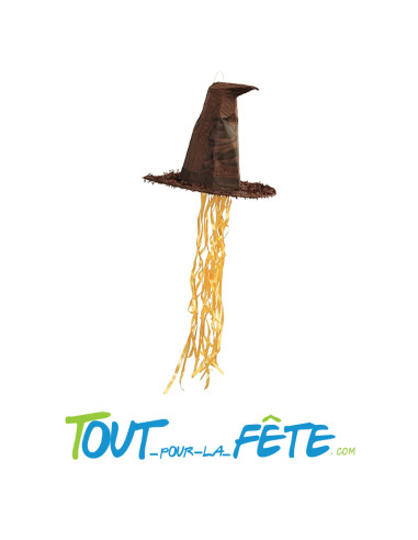 Pinata a tirer Harry potter chapeau magique / chapeau de sorcier 30x35 cm
