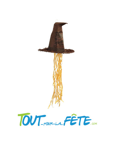 Pinata a tirer Harry potter chapeau magique / chapeau de sorcier 30x35 cm
