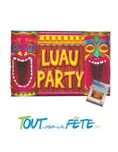Décoration poster Hawai / tahiti "luau party" totem 2