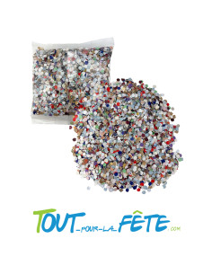 Sachet de 1kg de Confettis carnaval multicolore biodegrable a lancer 2