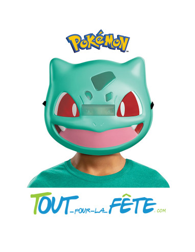 Masque Pokémon bulbizarre taille unique ( accessoire de déguisement )