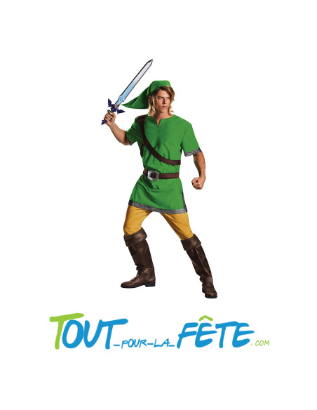 Déguisement de Link The legend of zelda™ (tunique, chapeau, ceinture, sangle)