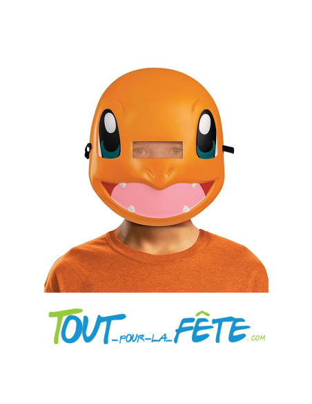 Masque pokemon salameche taille unique ( accessoire de deguisement )