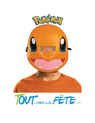 Masque pokemon salameche taille unique ( accessoire de deguisement )