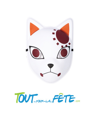 Masque demon slayer™ Tanjiro taille unique ( accessoire deguisement )